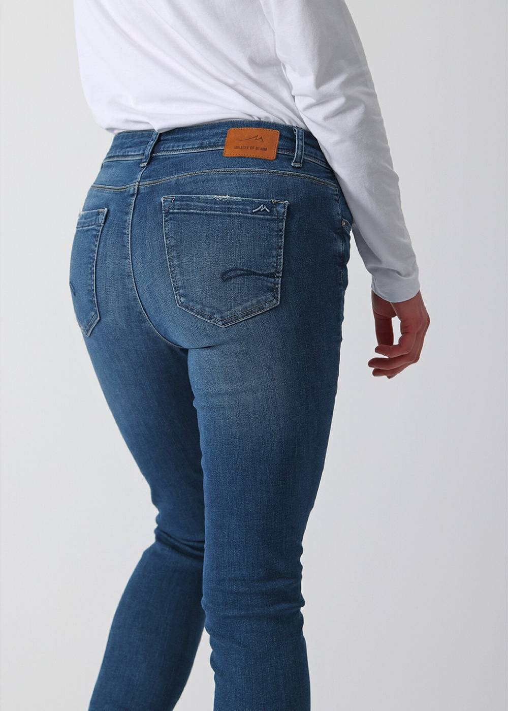 M.O.D MONIKA Slim Fit - (1092 Silver Blue) Zeitbegrenzte Promotion