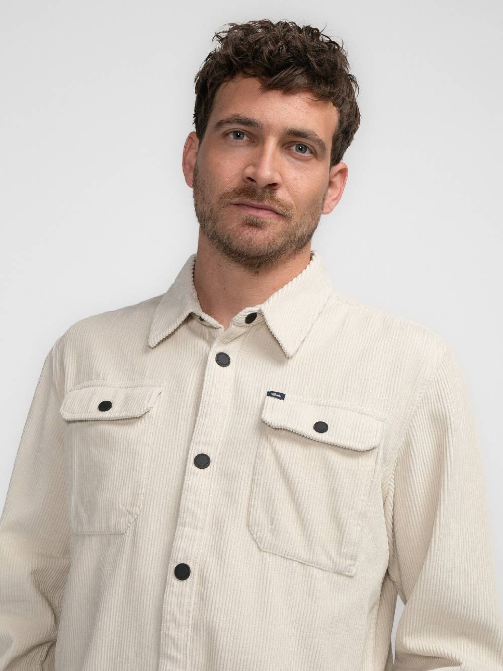 Petrol M-3040-SIL427 MEN SHIRT LONG SLEEVE UNI 7137 ECRU Rabatte dieses Monats