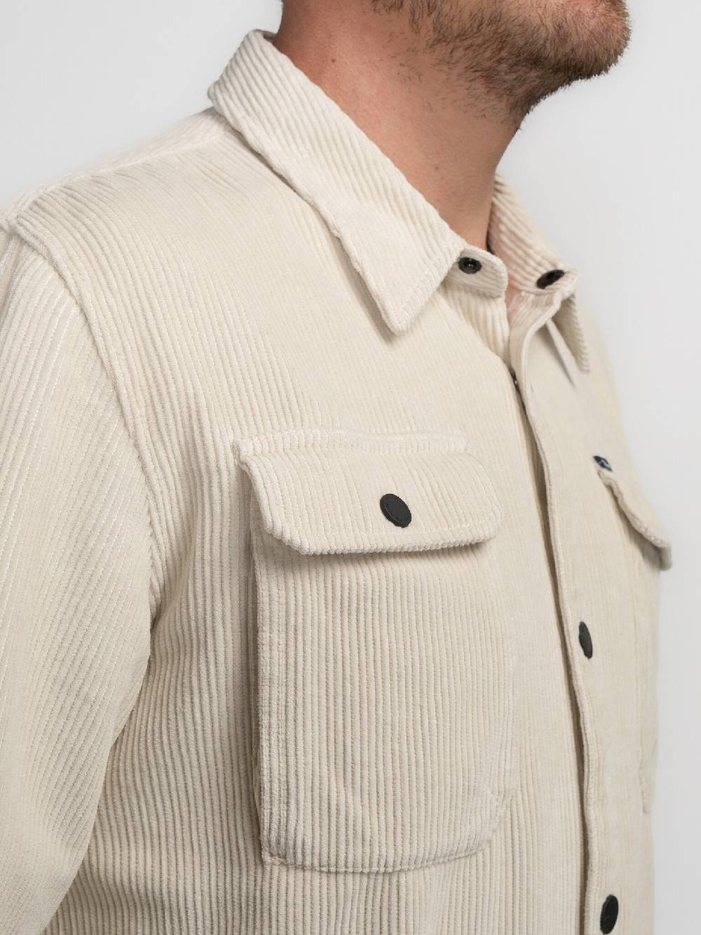 Petrol M-3040-SIL427 MEN SHIRT LONG SLEEVE UNI 7137 ECRU Rabatte dieses Monats