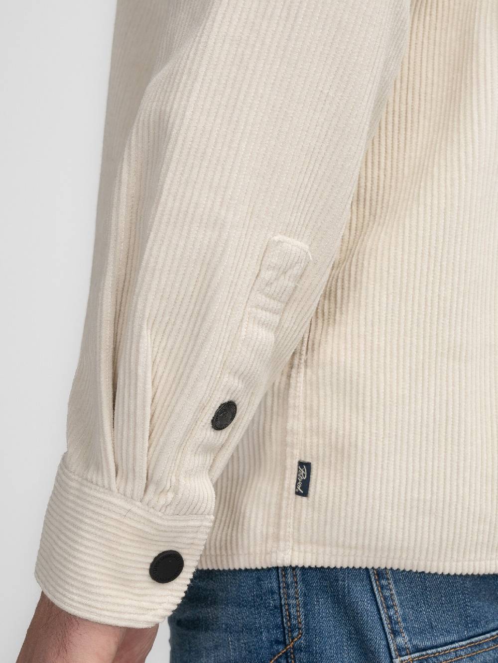 Petrol M-3040-SIL427 MEN SHIRT LONG SLEEVE UNI 7137 ECRU Rabatte dieses Monats