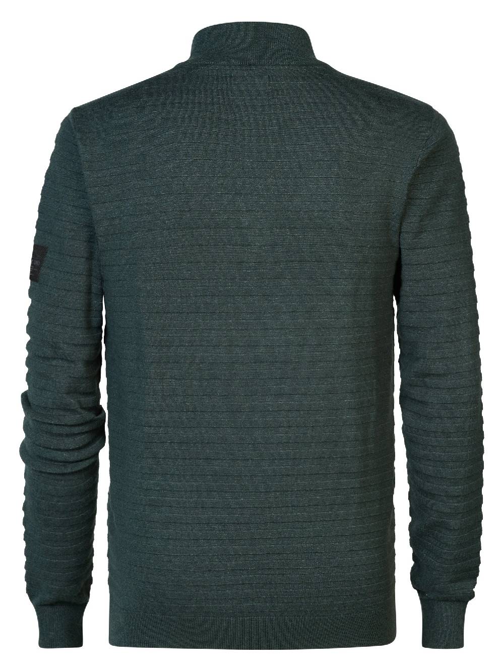 Petrol M-3040-KWC220 Men Knitwear Collar Basic (6089 Bottle) Fabrikverkauf