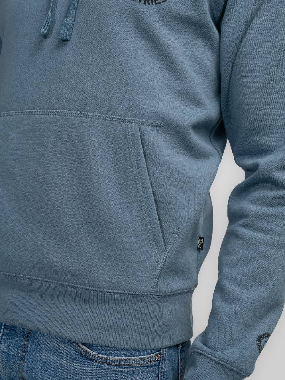 Petrol M-3040-SWH361 Men Sweater Hooded Print (5183 Light Shadow) Kostenloser Versand