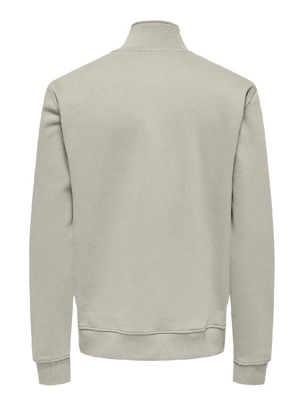 Only & Sons ONSCURATED REG HALF ZIP SWEAT (Silver Lining) Fabrikpreis