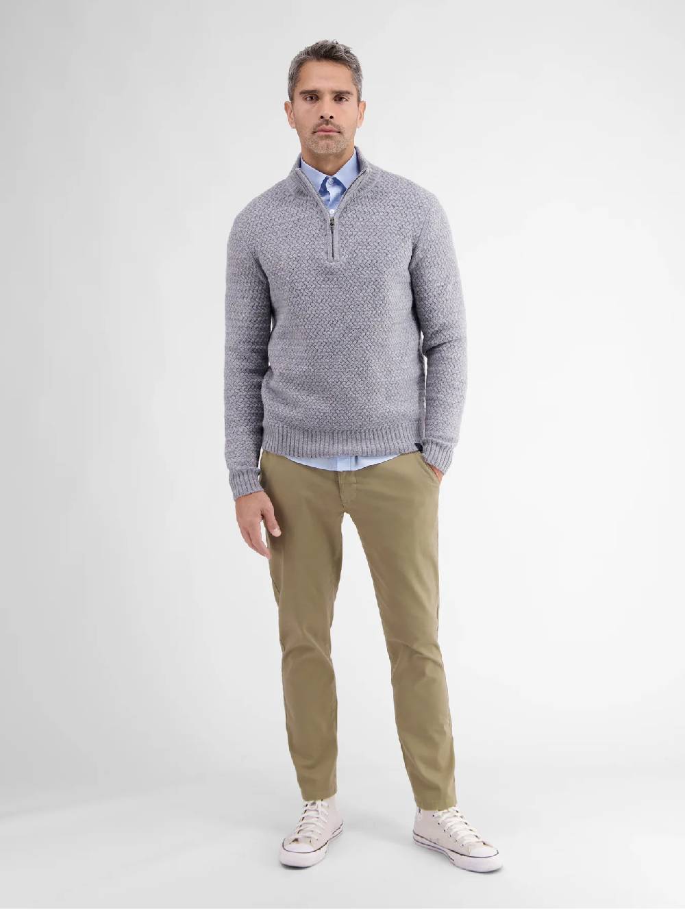 Lerros 2009166 CHINO MICROSTRUCTUUR SLIM FIT (730 SOFT BEIGE) Günstig kaufen