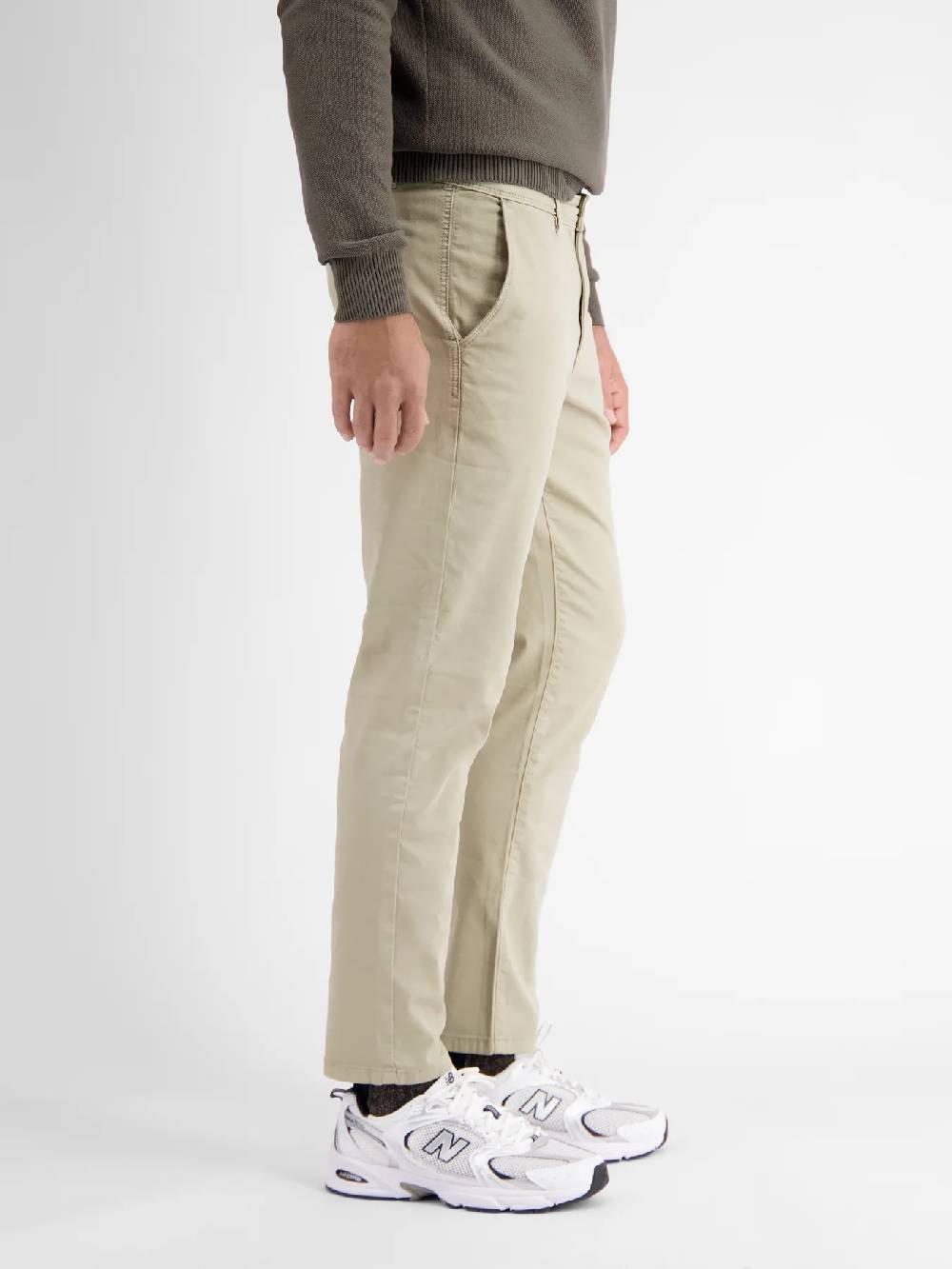 Lerros 2009166 CHINO MICROSTRUCTUUR SLIM FIT (707 SOFT STONE) Versandkostenfrei