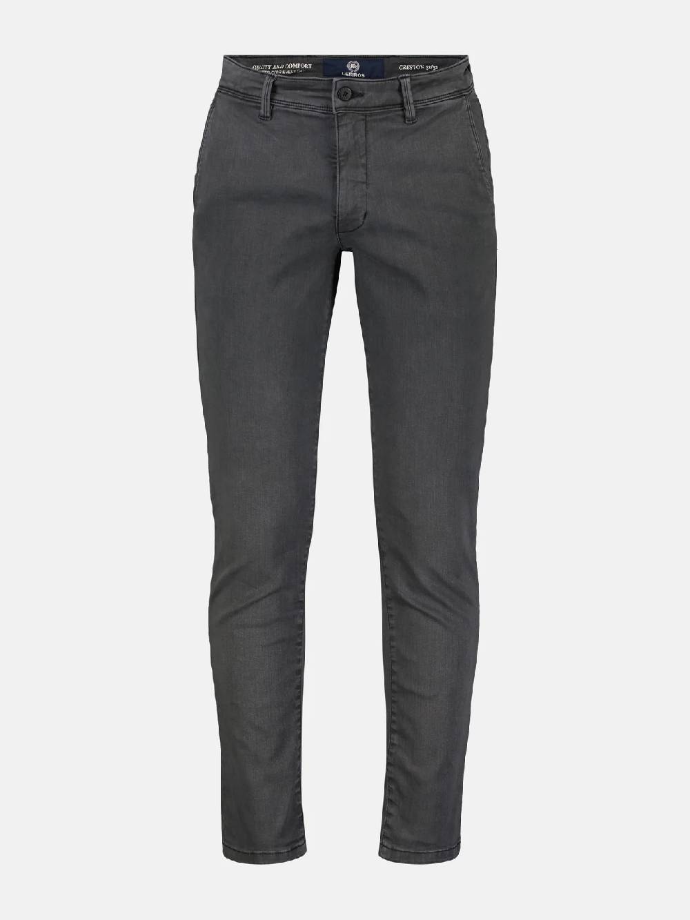 Lerros 2009114 CHINO VAN ZACHTE HYPERFLEX STRETCHKWALITEIT (289 DARK GRAPHITE) Exklusivangebot