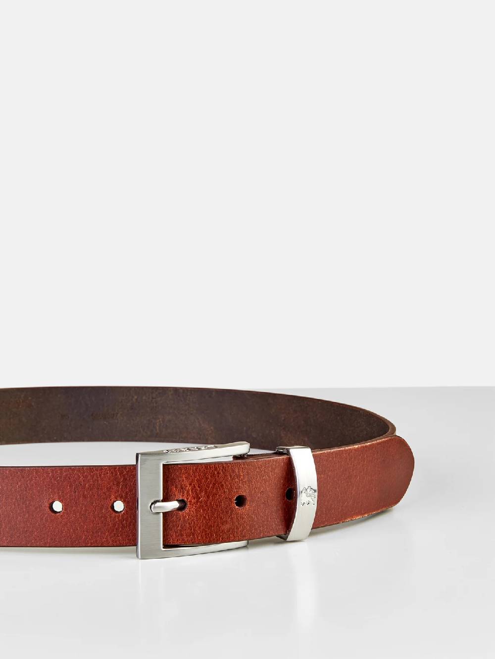 Lerros 5003007 RIEM MET METALEN ELEMENTEN (740 COGNAC) Cyber Monday