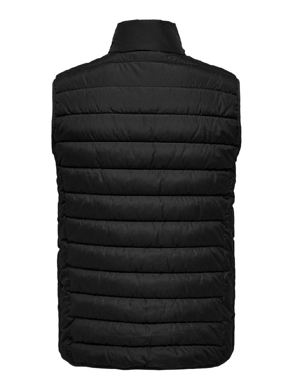 Only & Sons ONSBRODY QUILT VEST OTW VD BLACK Bestseller