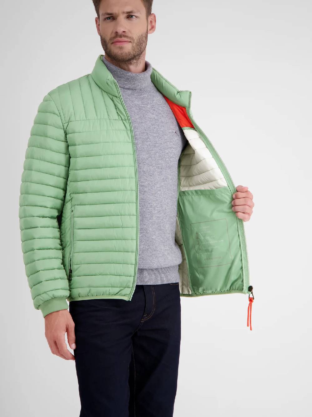 Lerros 23D7040 LICHTGEWICHT GEWATTEERD JACK (612 SAGE GREEN) Räumungsverkauf