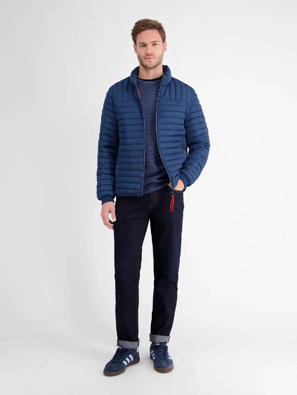 Lerros 23D7040 LICHTGEWICHT GEWATTEERD JACK (448 STORM BLUE) Kauf eins, bekomm eins gratis
