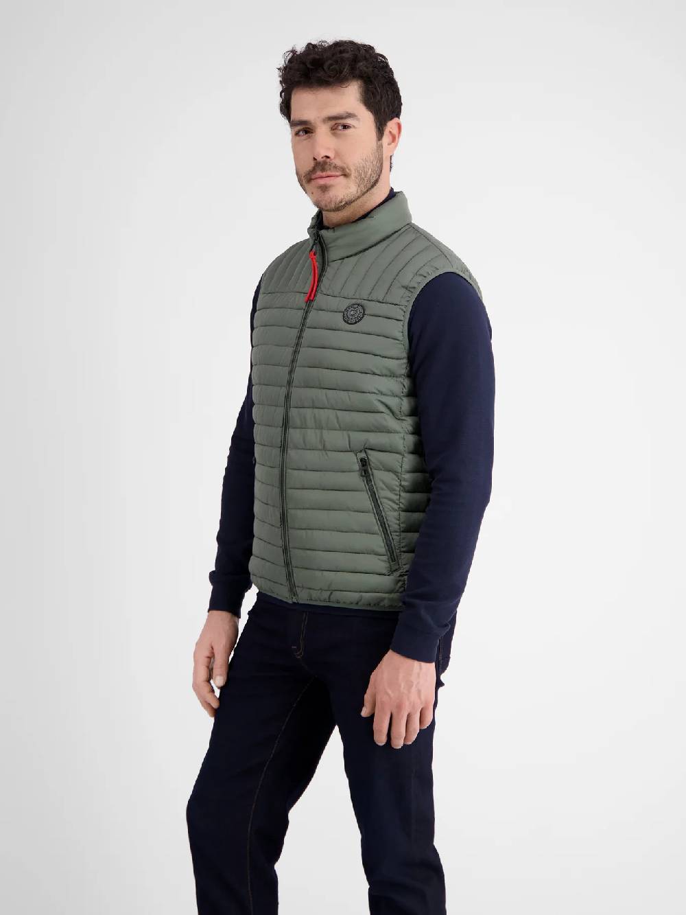 Lerros 2007341 LICHTGEWICHT VEST (618 MINERAL GREEN MELANGE) Tägliche Deals