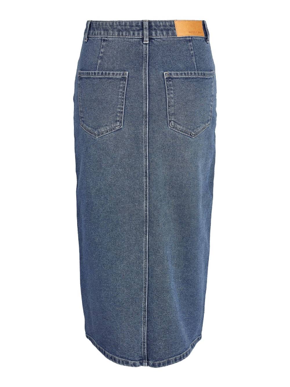 NOISY MAY NMKATH NW SLIT MIDI SKIRT VI477MB NOOS MEDIUM BLUE DENIM Auslauf