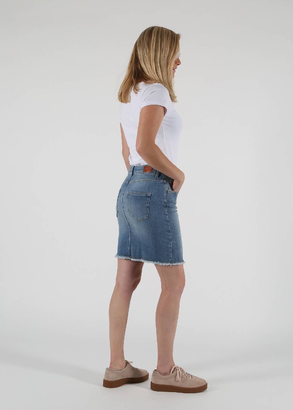 M.O.D Sina Skirt Indiana Blue Günstiger Verkauf