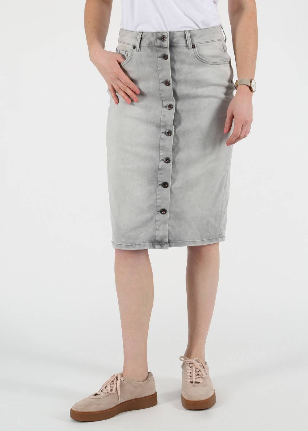 M.O.D Sina Skirt Alabama Grey Fabrikverkauf