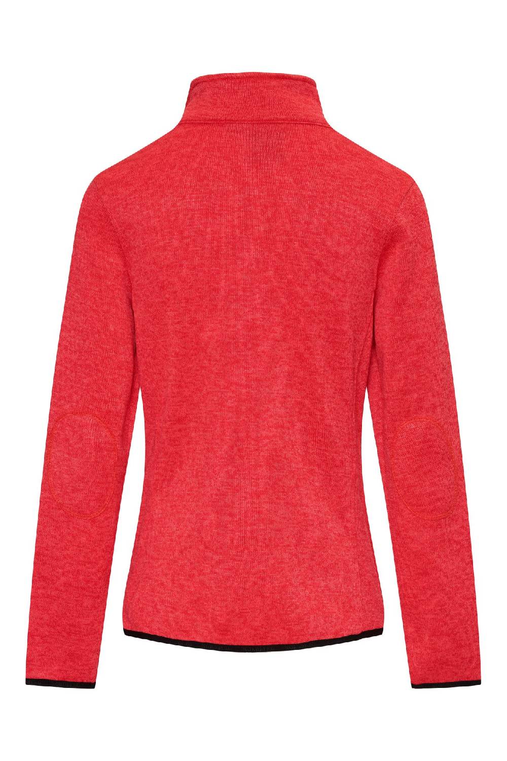 Nordberg ANDREA Knitted Fleece Jacket Red Melange Limitierter Zeitrabatt