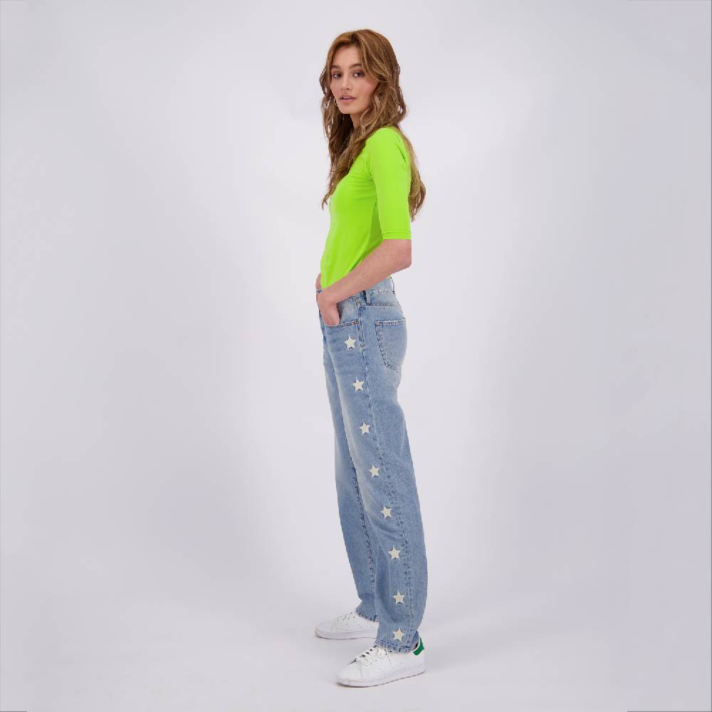 RAIZZED WOMEN SUNSET STAR Light Blue Stone Straight Jeans Wochenangebot
