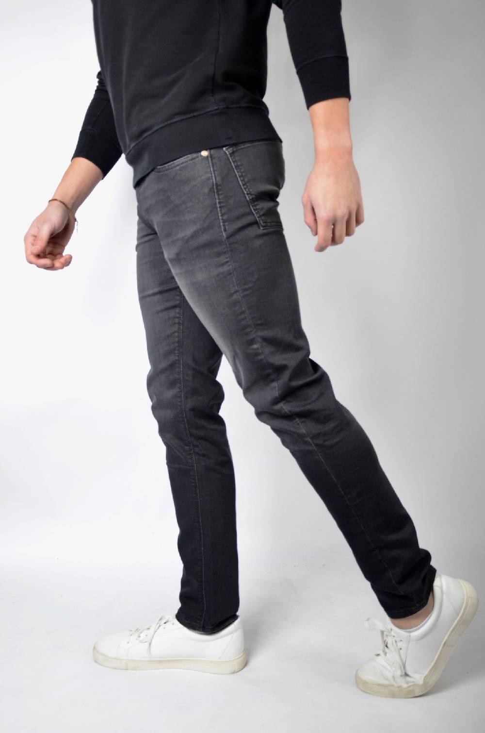 Cars Jeans ANCONA JOG Tapered Black Used (41) Bis zu 50% Rabatt