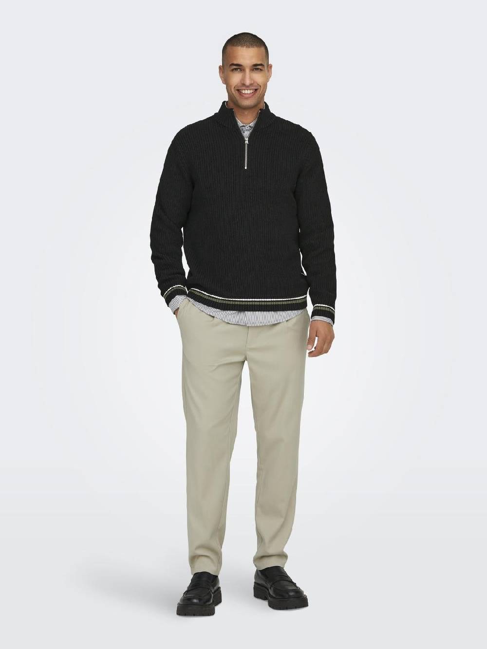 Only & Sons ONSLIMA LIFE REG 5 MIX BOX KNIT BTS (Black) Auslauf