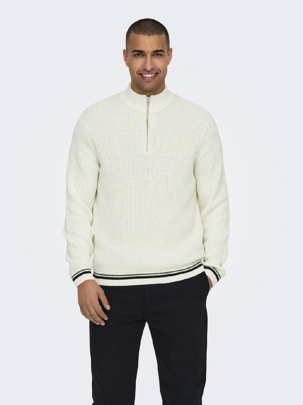 Only & Sons ONSLIMA LIFE REG 5 MIX BOX KNIT BTS (Cloud Dancer) Verkauf