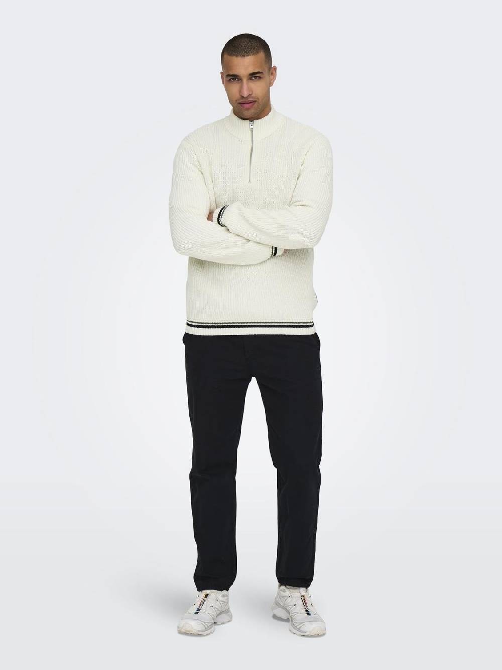 Only & Sons ONSLIMA LIFE REG 5 MIX BOX KNIT BTS (Cloud Dancer) Verkauf