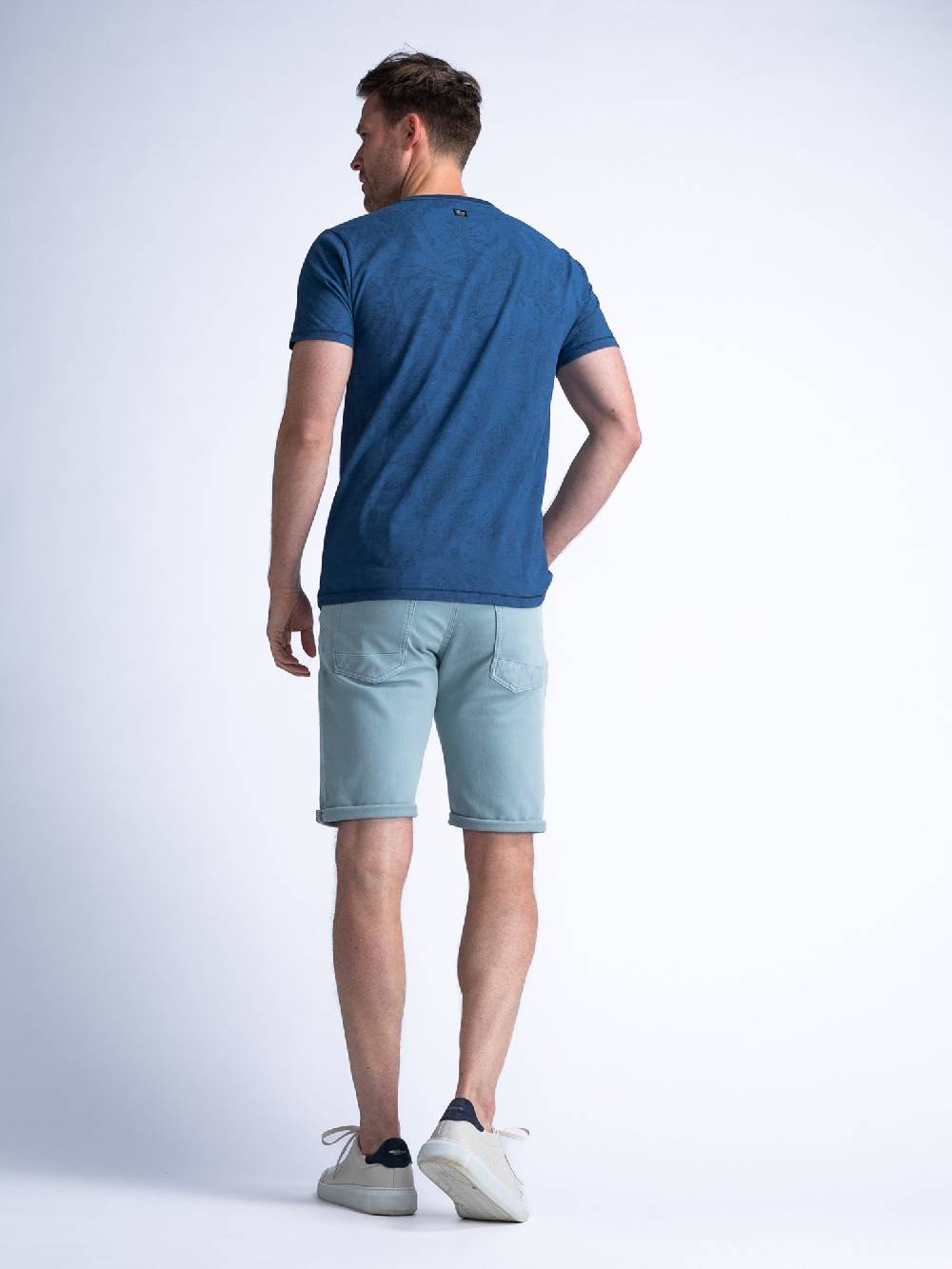 Petrol Men Shorts Denim M-1040-SHO005 (5179 Aqua Grey) Fabrik Onlineshop