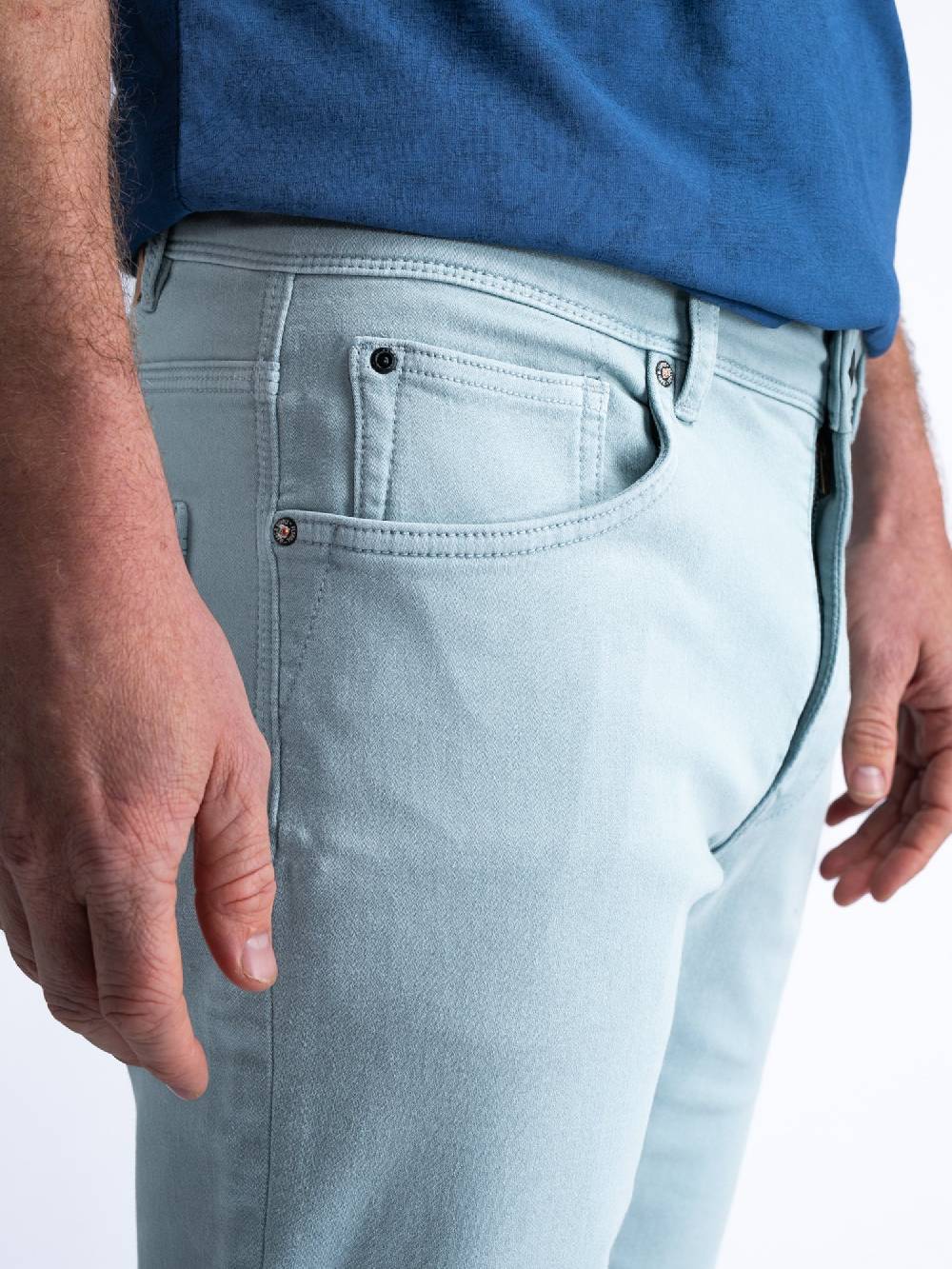Petrol Men Shorts Denim M-1040-SHO005 (5179 Aqua Grey) Fabrik Onlineshop