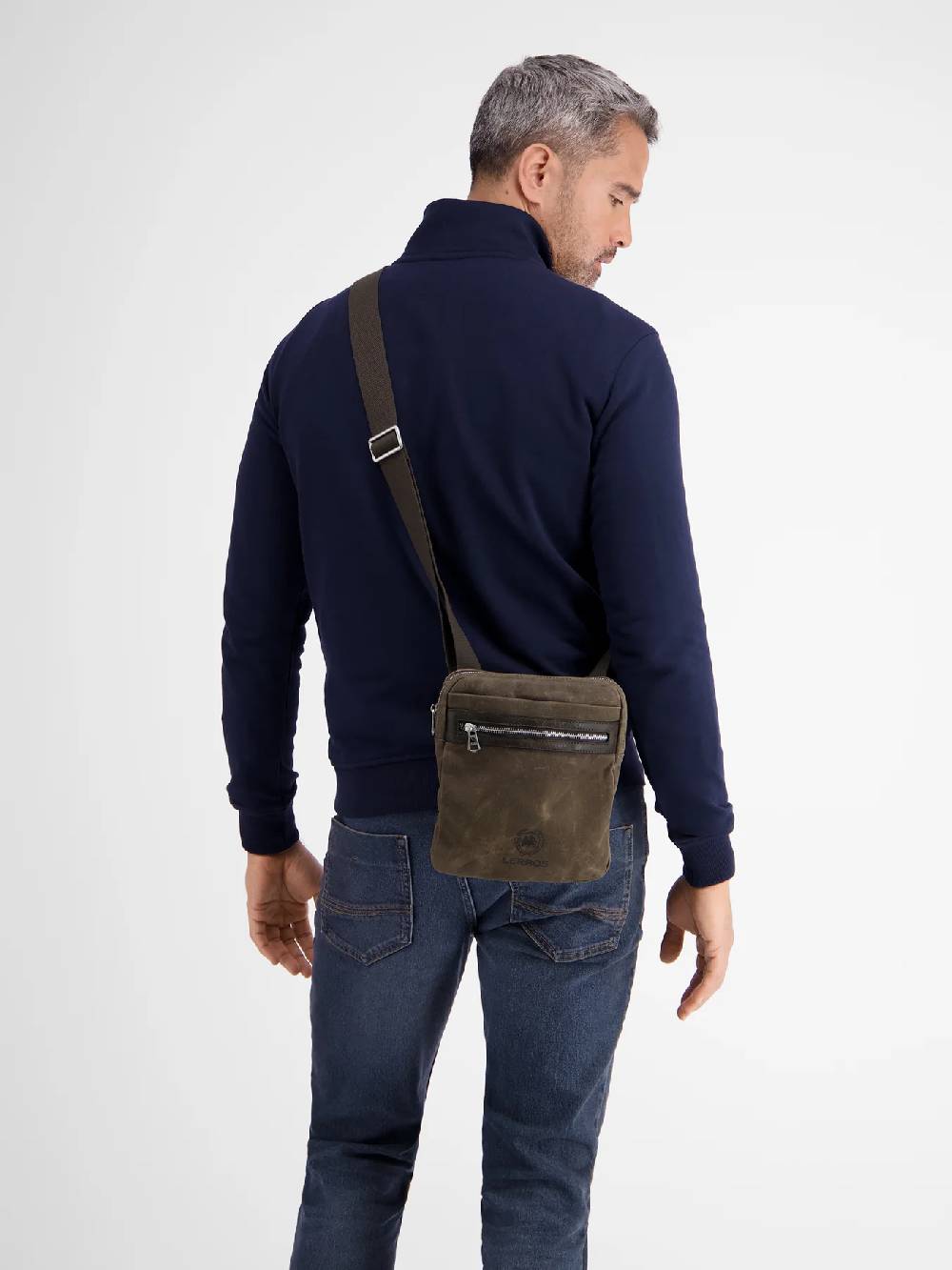 Lerros 5002019 COLUMBUS-CROSSBODYTAS (645 GRANITE) Weihnachtsangebot