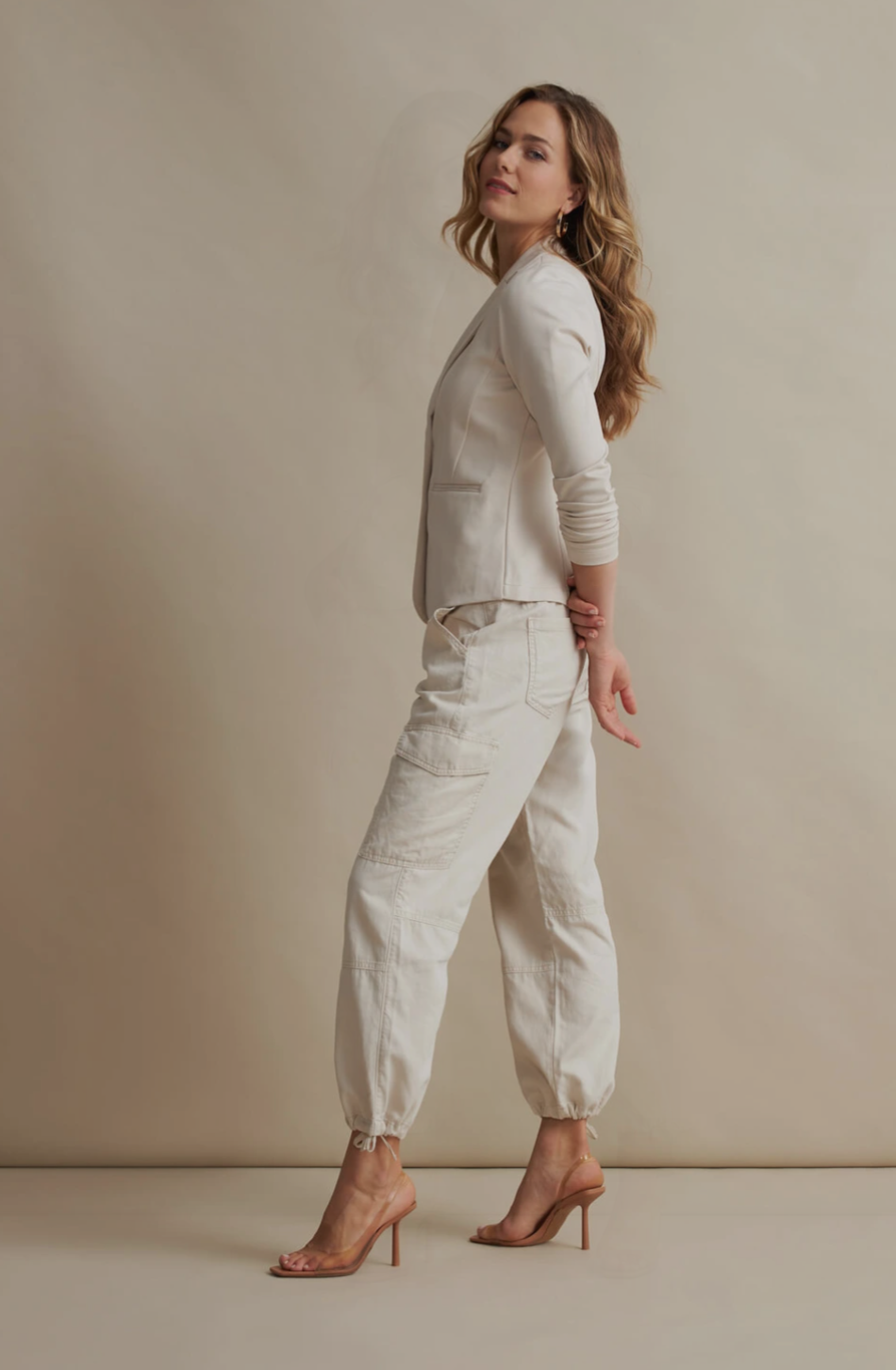 Red Button Srb4167 - Conny Cargo Cotton/Linen (278 Pearl) Bis zu 50% Rabatt