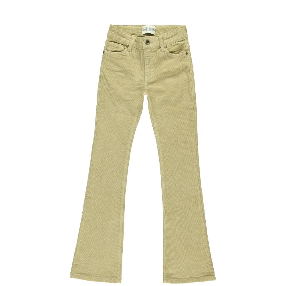 Cars Jeans Desiree Flare Corduroy Khaki Rabatte dieses Monats