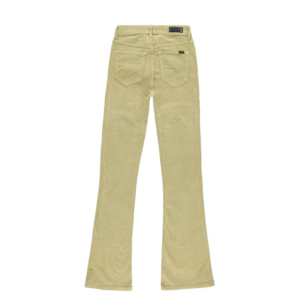 Cars Jeans Desiree Flare Corduroy Khaki Rabatte dieses Monats