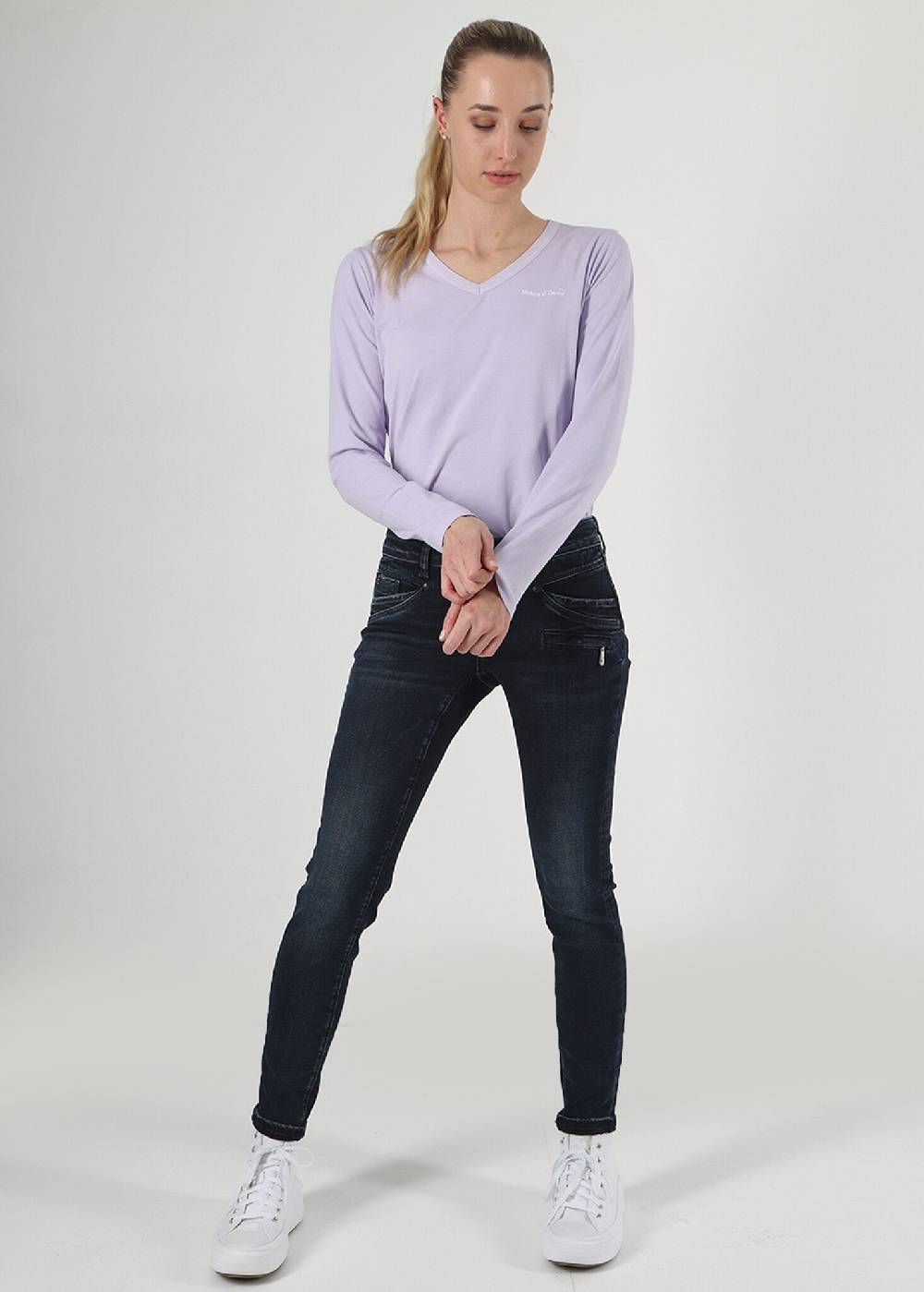 M.O.D SUZY Skinny fit - Slip Blue Black Flash Sale