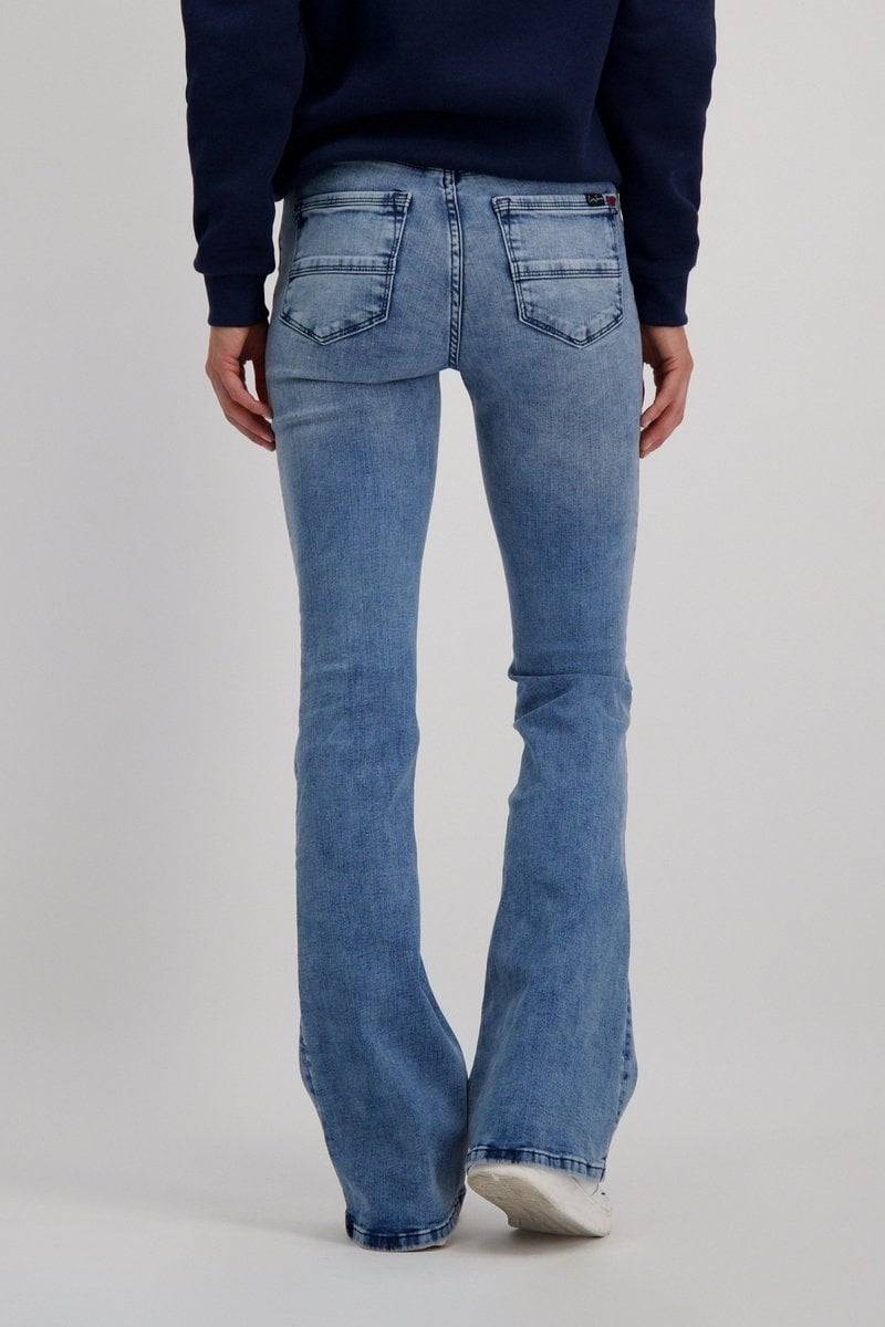 Cars Jeans Michelle Flare Den.Bleached Us (05 Stone Bleached) Preisnachlass