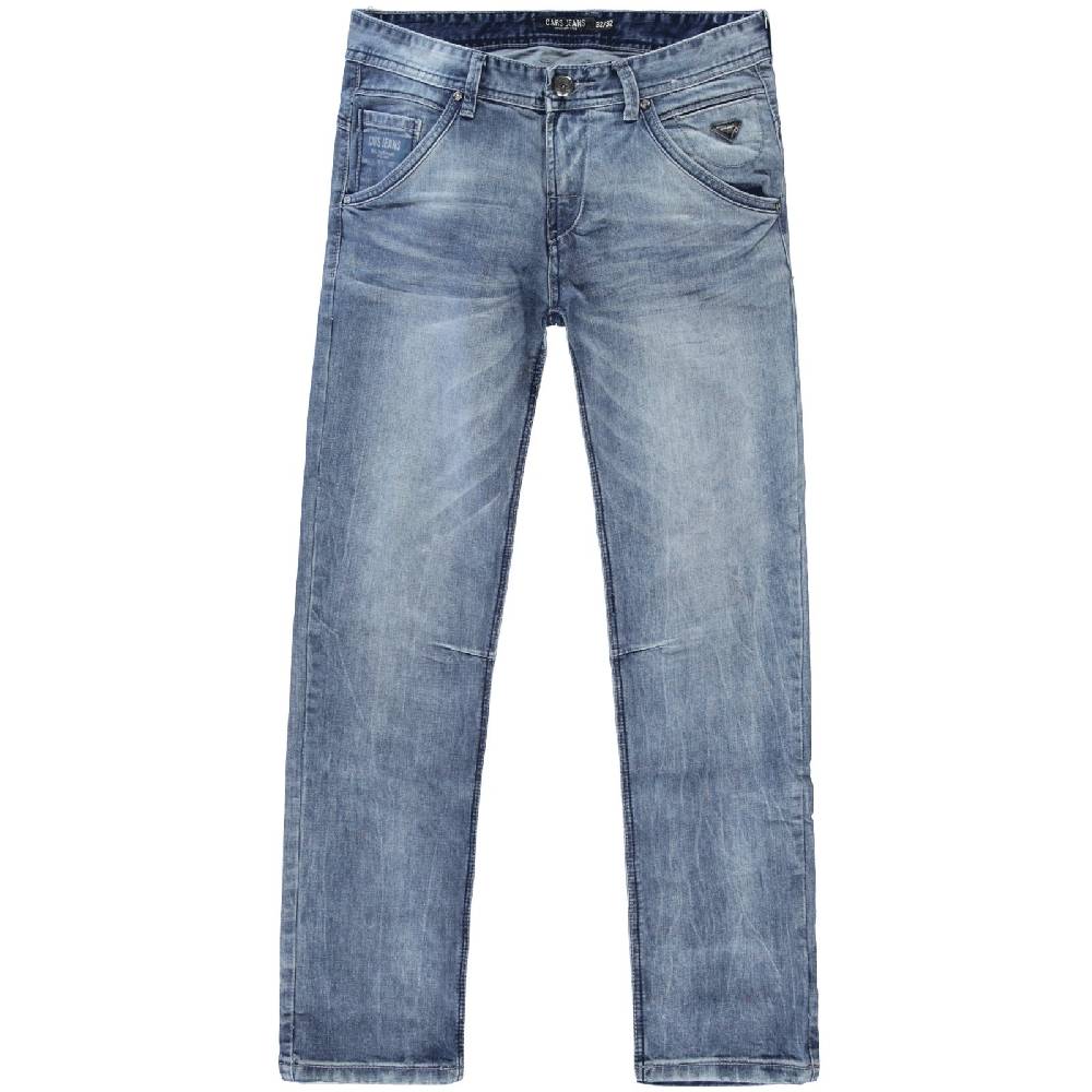 Cars Jeans YARETH Tapered Str. Blue Used Milford Wash Online Outlet