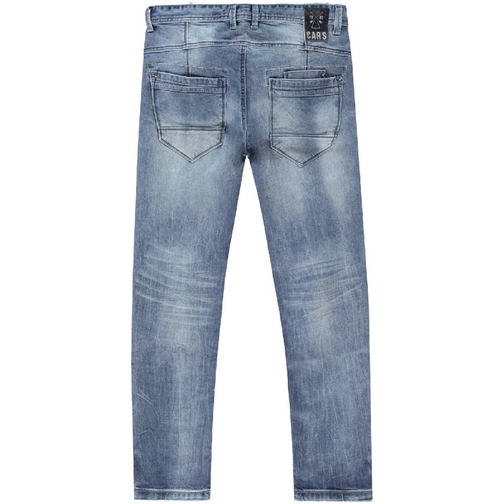 Cars Jeans YARETH Tapered Str. Blue Used Milford Wash Online Outlet
