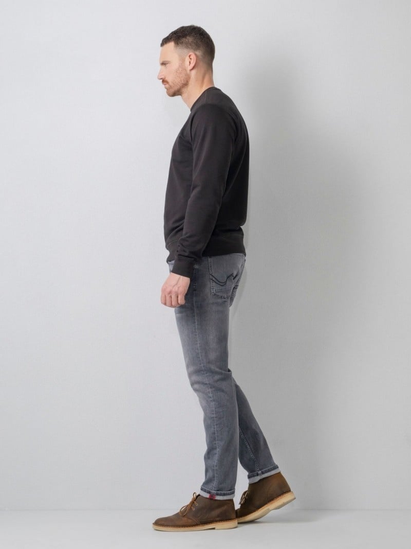 Petrol RUSSEL - Men Denim Tapered (9700 Grey) Tiefpreis