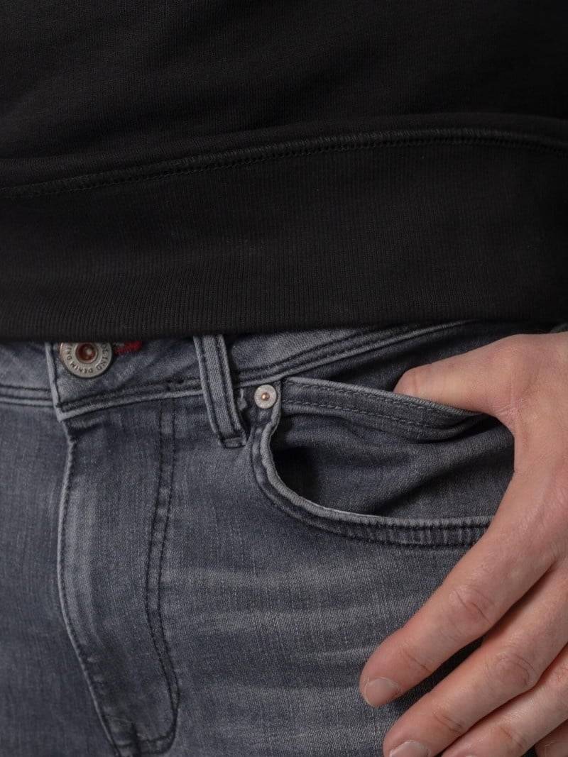 Petrol RUSSEL - Men Denim Tapered (9700 Grey) Tiefpreis
