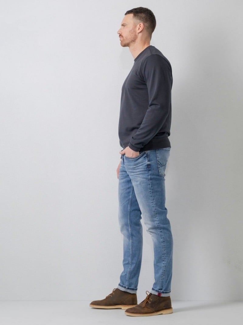 Petrol RUSSEL - Men Denim Tapered (5701 Light used) Begrenzte Freigabe