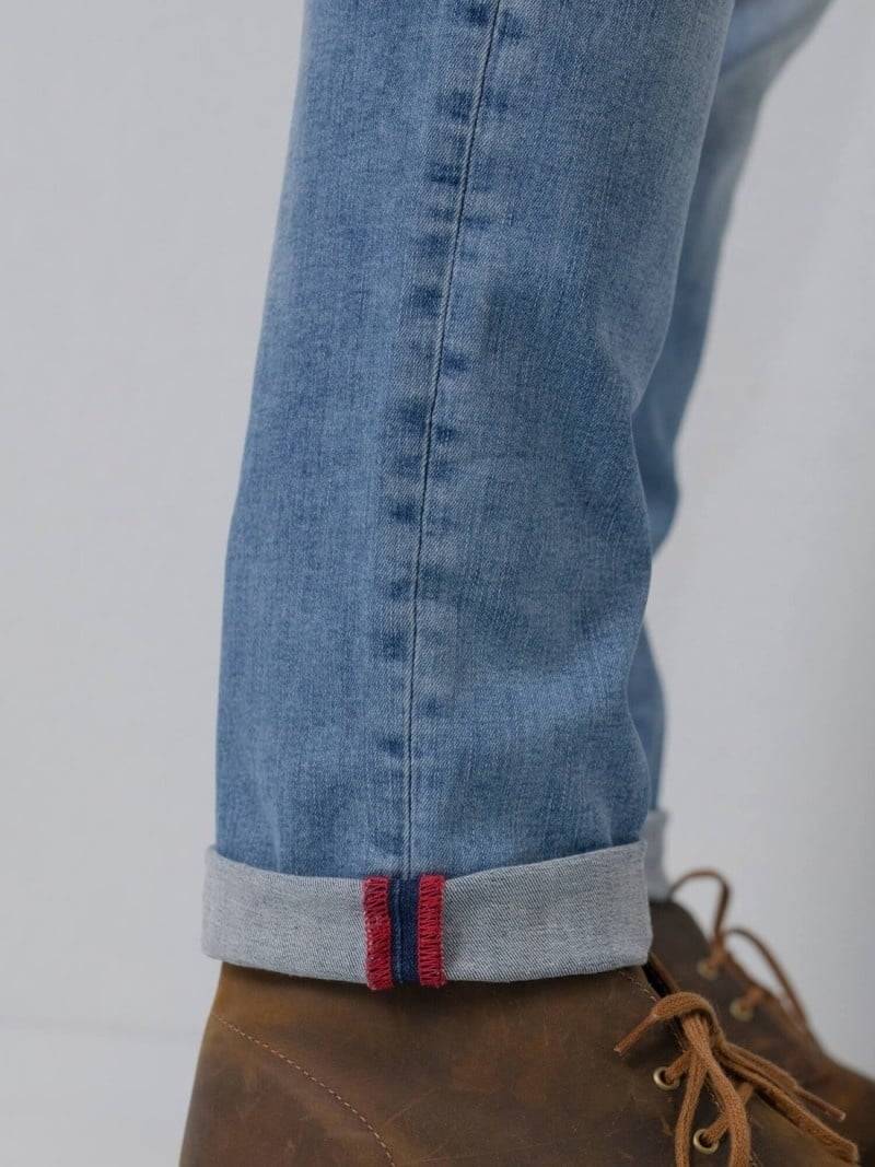 Petrol RUSSEL - Men Denim Tapered (5701 Light used) Begrenzte Freigabe
