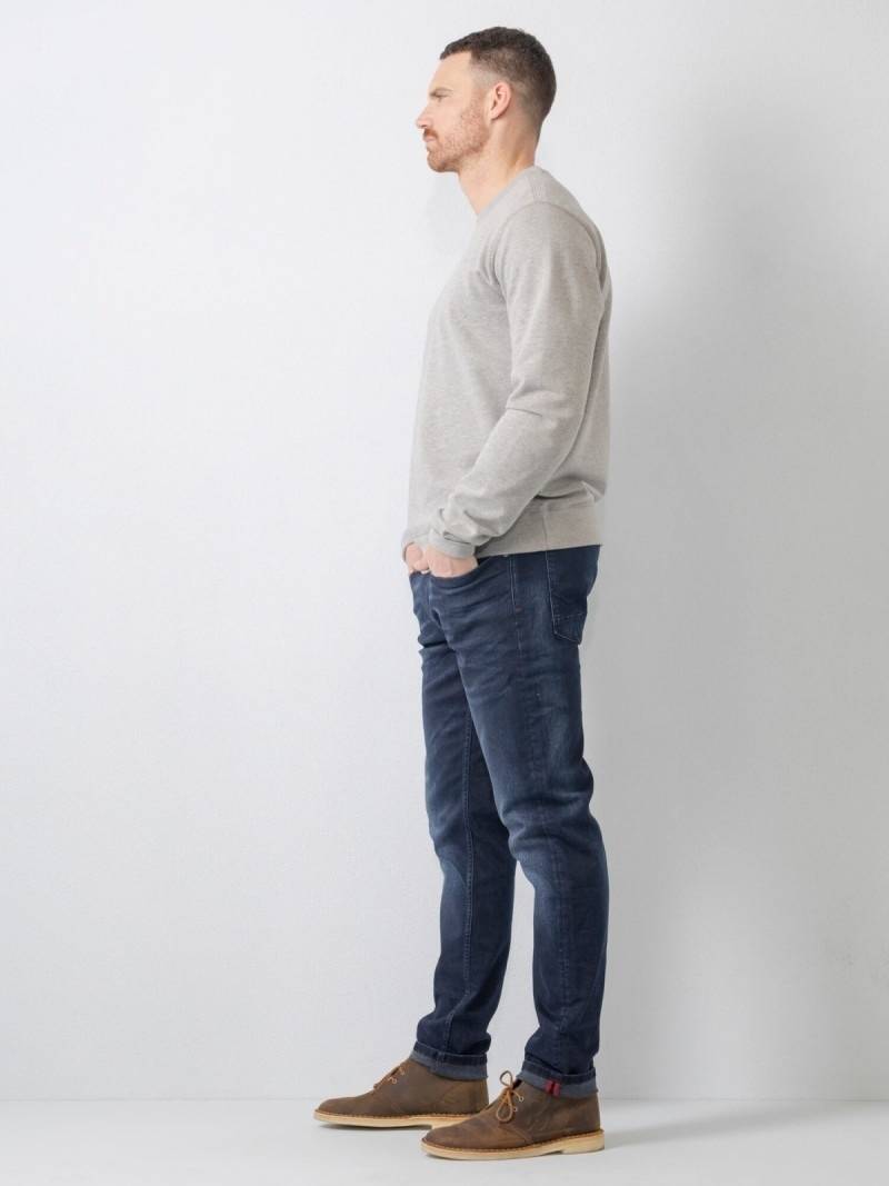 Petrol RUSSEL - Men Denim Tapered (5803 Dark faded) Letzter Tag