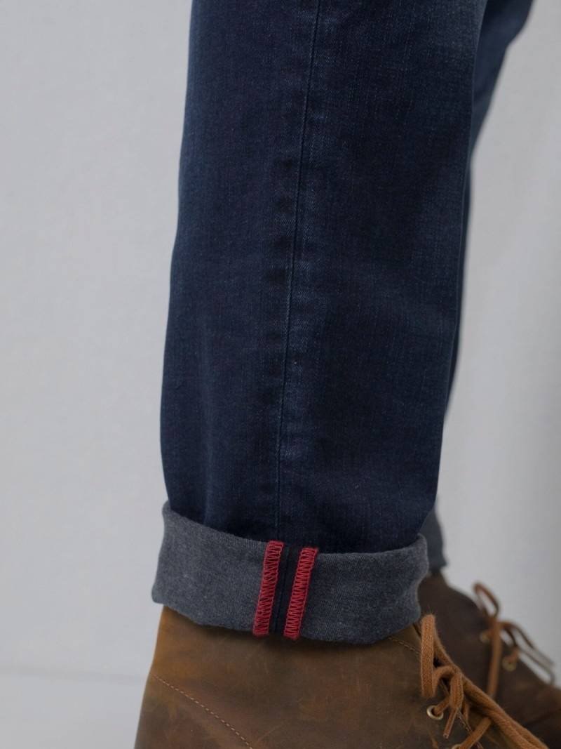 Petrol RUSSEL - Men Denim Tapered (5803 Dark faded) Letzter Tag