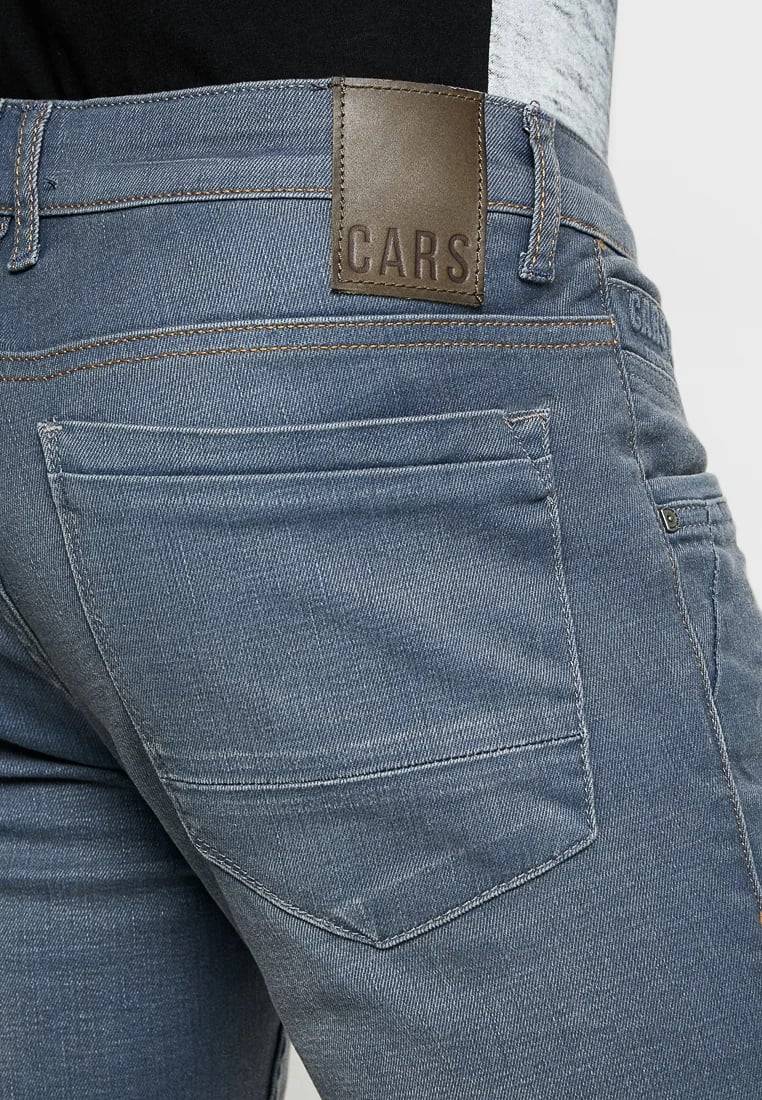 Cars Jeans Henlow Regular Coated Grey Blue Zeitbegrenzte Promotion
