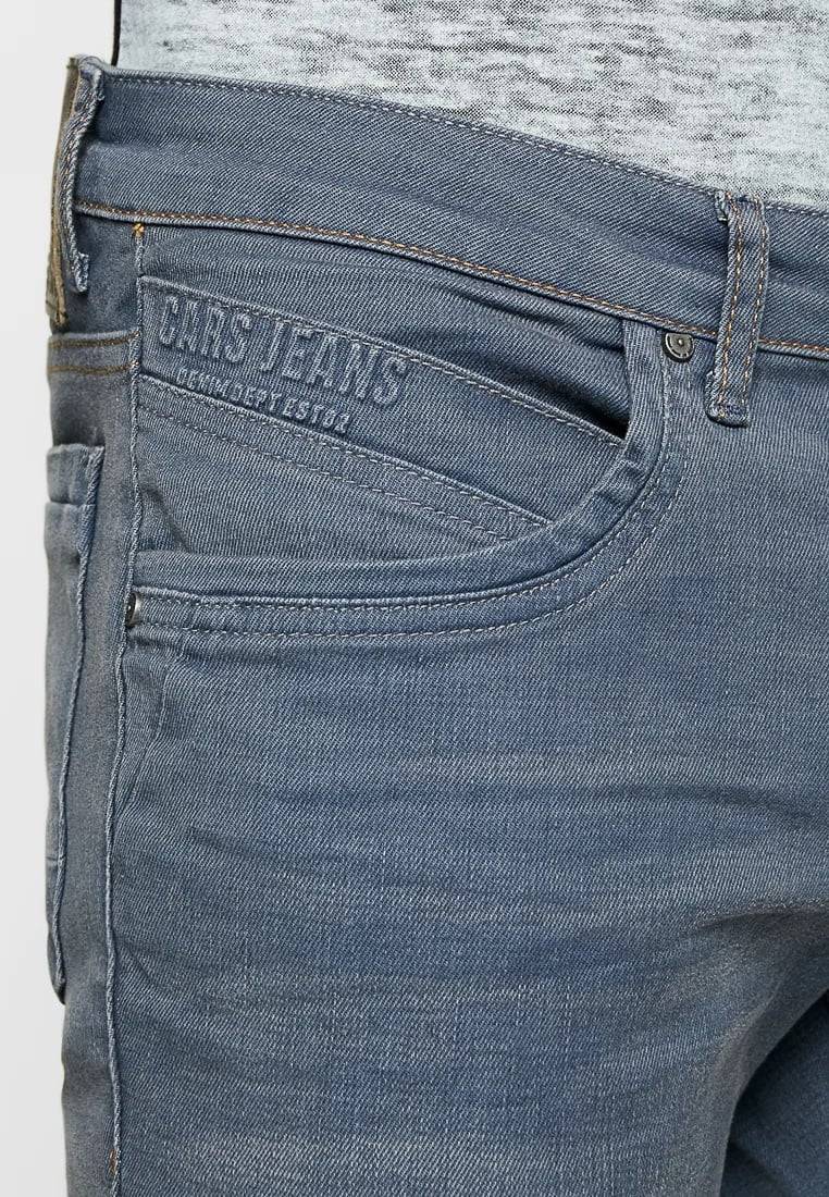 Cars Jeans Henlow Regular Coated Grey Blue Zeitbegrenzte Promotion