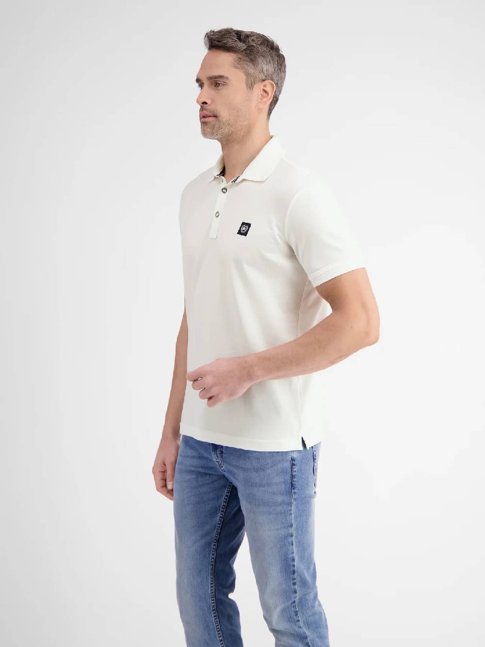 Lerros 2453261 Men Polo (Broken white 103) Nur für heute