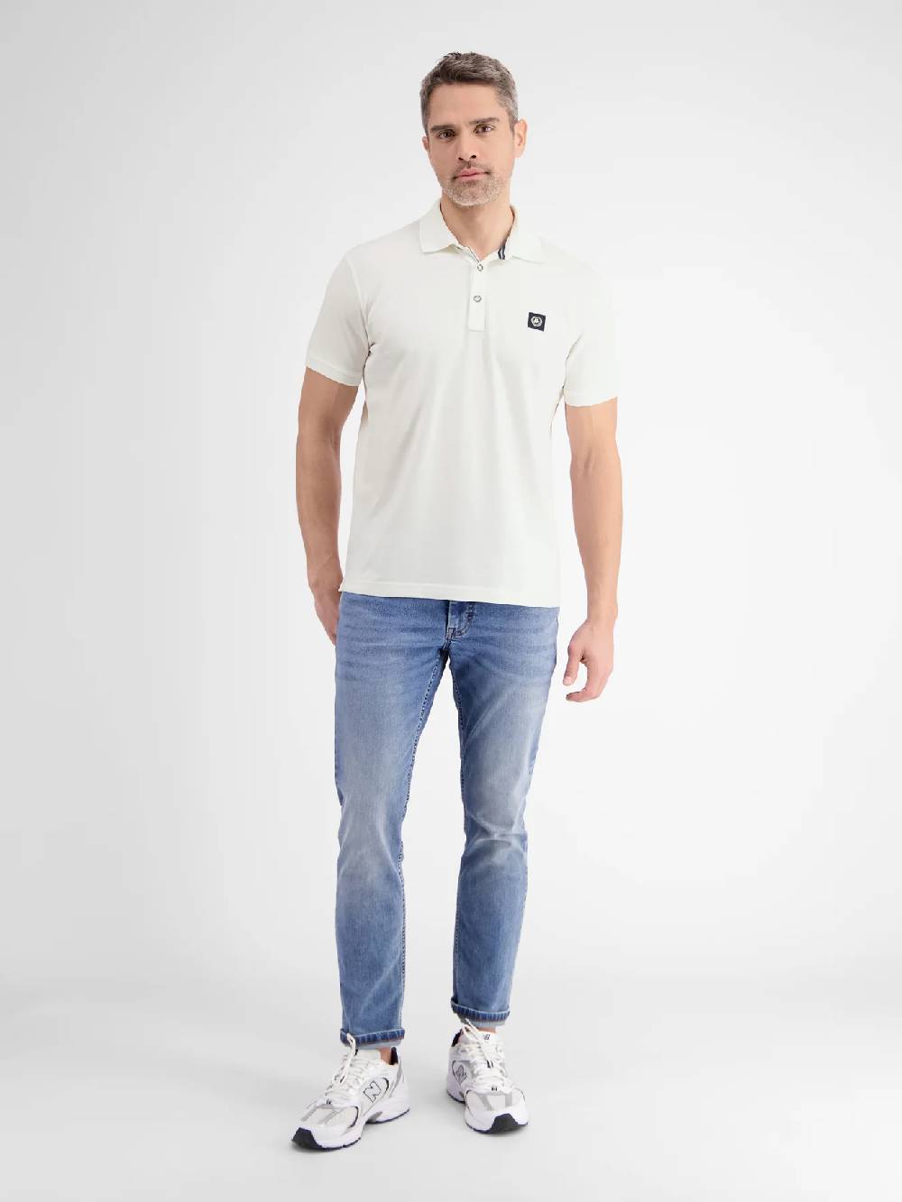 Lerros 2453261 Men Polo (Broken white 103) Nur für heute