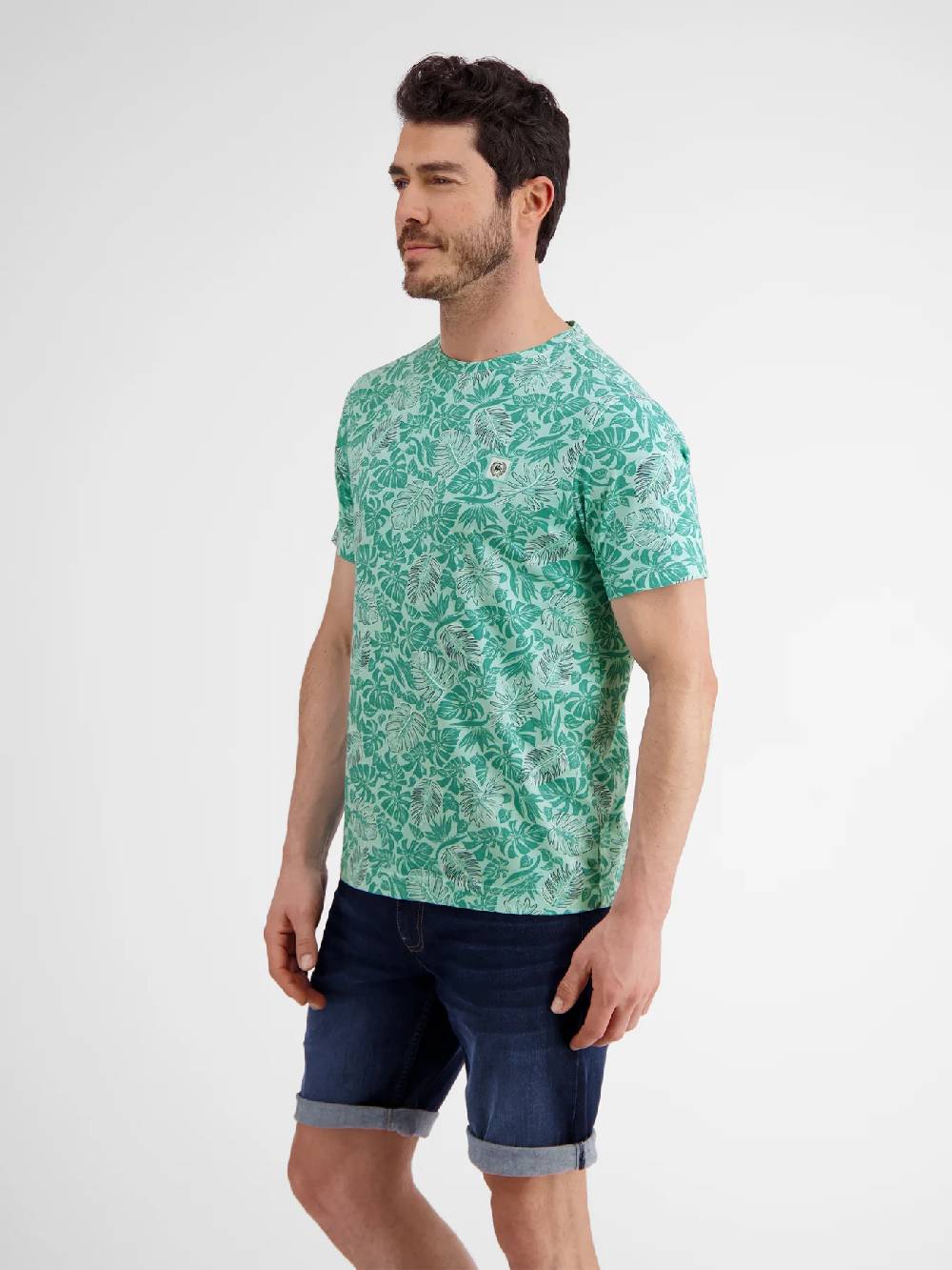 Lerros 2453066 K12 T-Shirt/Serafino 1/2 Arm (410 Iced Mint) Sonderangebot der Fabrik