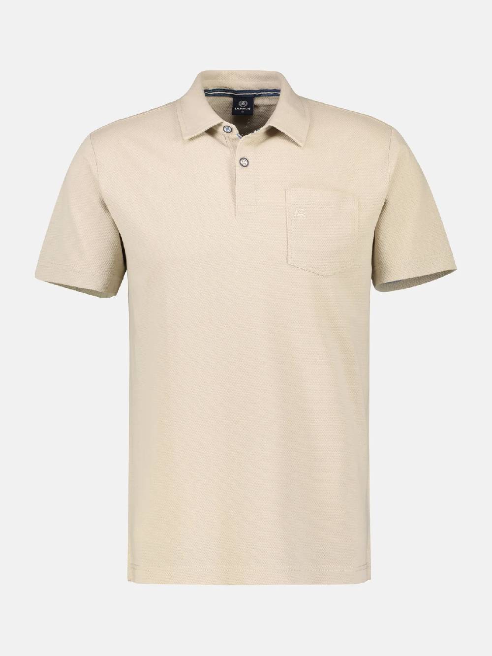 Lerros 2443204 POLOSHIRT IN SPORTIEVE WAFELPIQUÉKWALITEIT (705 LIGHT DUNE BEIGE) Vierteljährliche Förderung