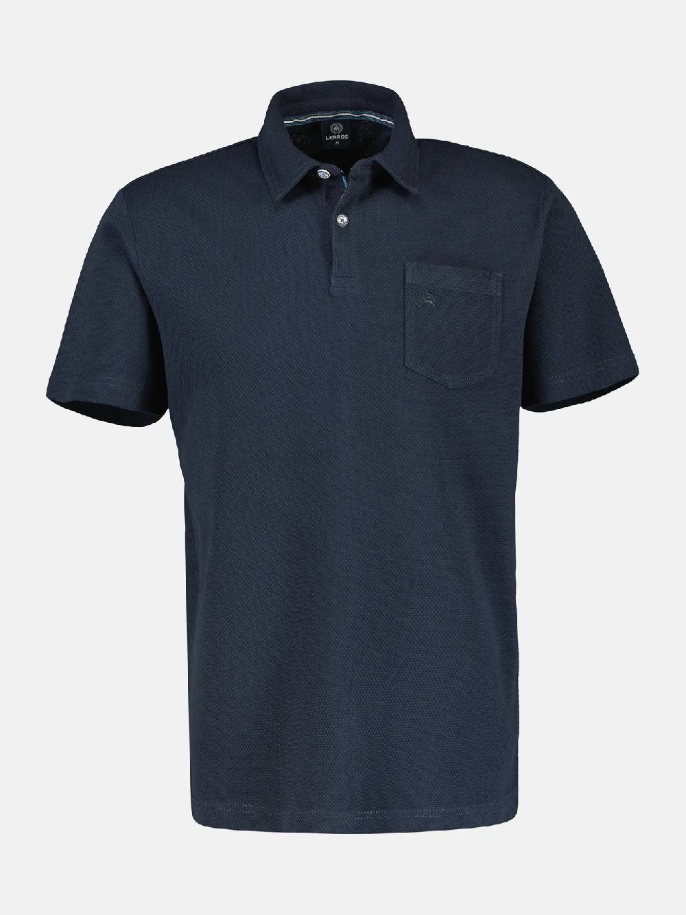 Lerros 2443204 POLOSHIRT IN SPORTIEVE WAFELPIQUÉKWALITEIT (485 CLASSIC NAVY) Discount Store für neue Produkte