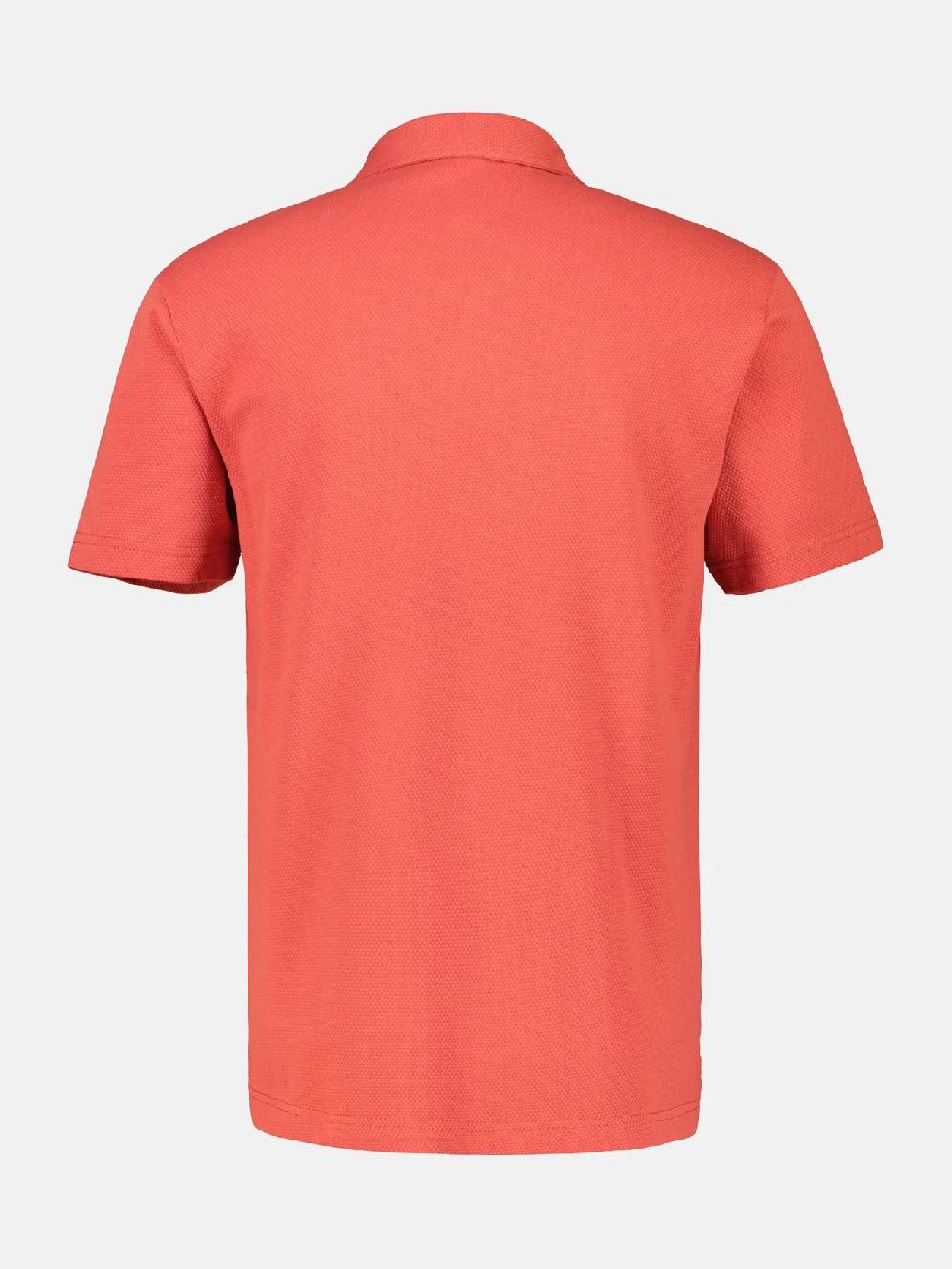 Lerros 2443204 POLOSHIRT IN SPORTIEVE WAFELPIQUÉKWALITEIT (327 DEEP CORAL RED) Super Rabatt