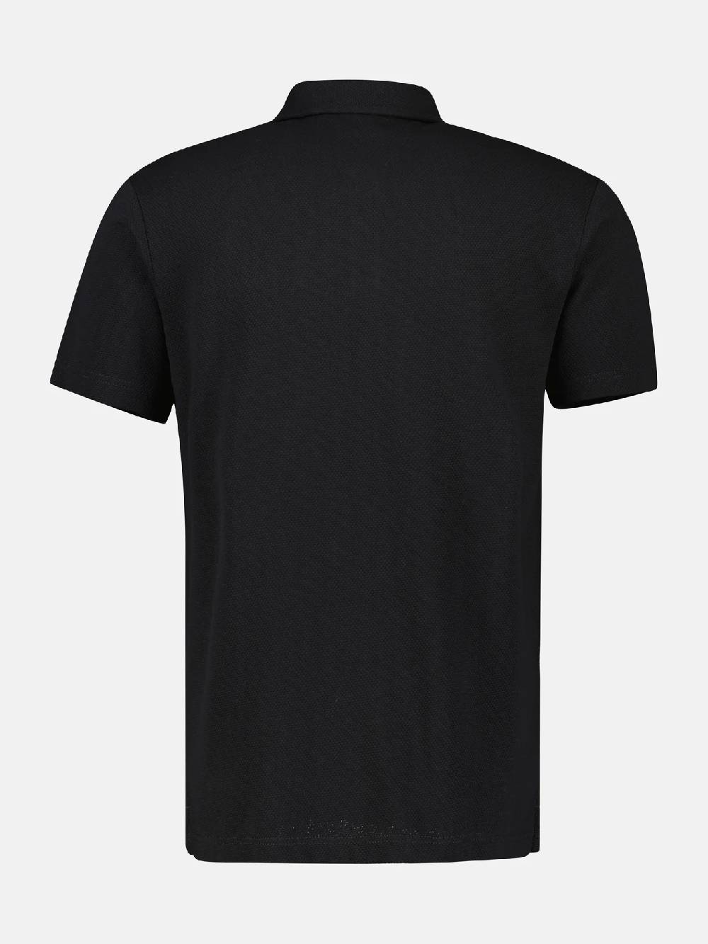 Lerros 2443204 POLOSHIRT IN SPORTIEVE WAFELPIQUÉKWALITEIT (290 BLACK) Riesige Rabatte