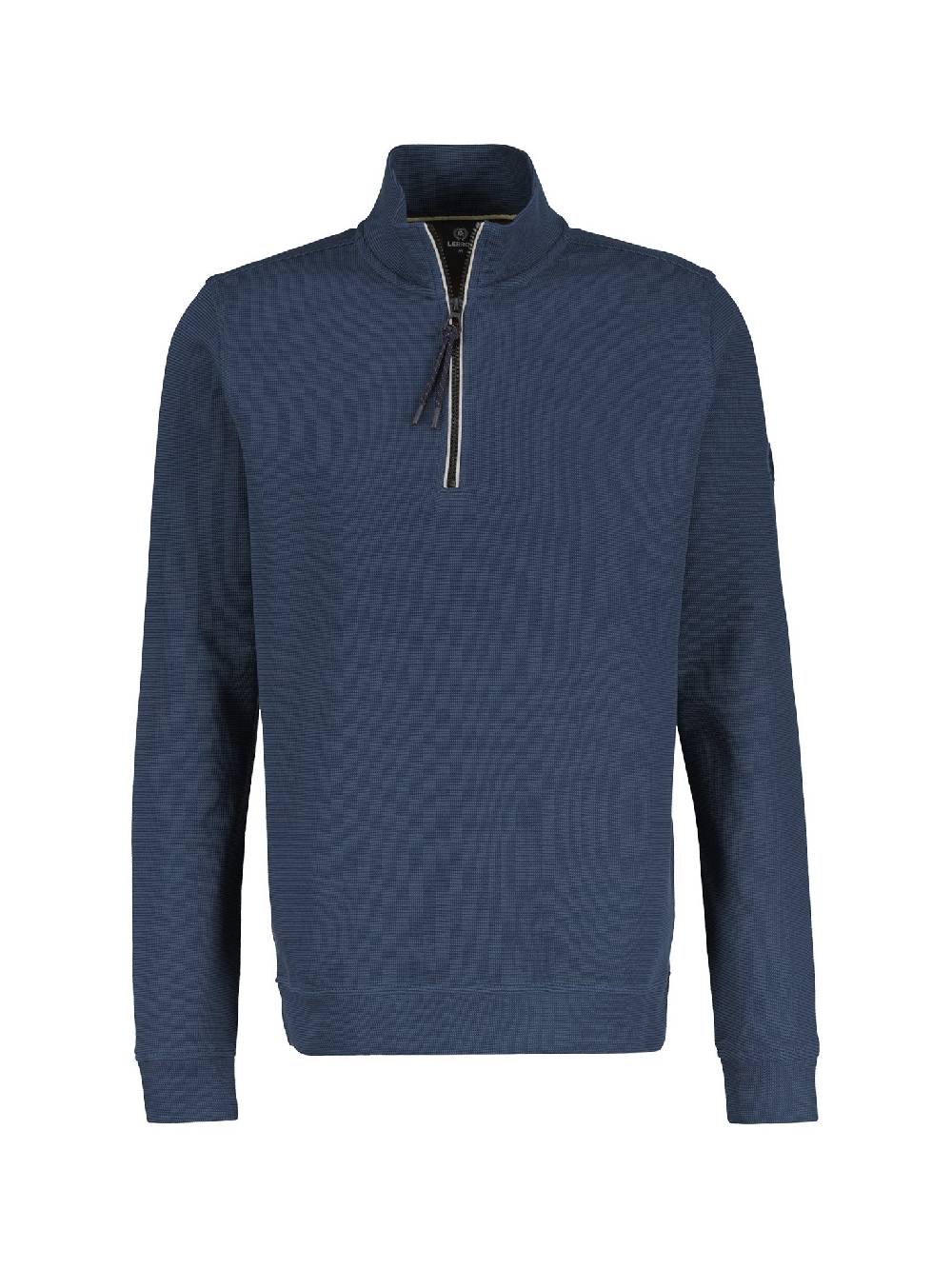 Lerros 2484402 K11 Sweatshirt/Troyer/Rh/V-Neck (448 Storm Blue)